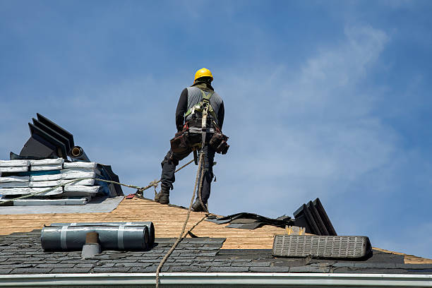 Professional Roof Installation technician working in Omaha, NE